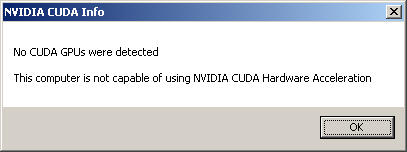 NVIDIA CUDA Info NVIDIA CUDA Info